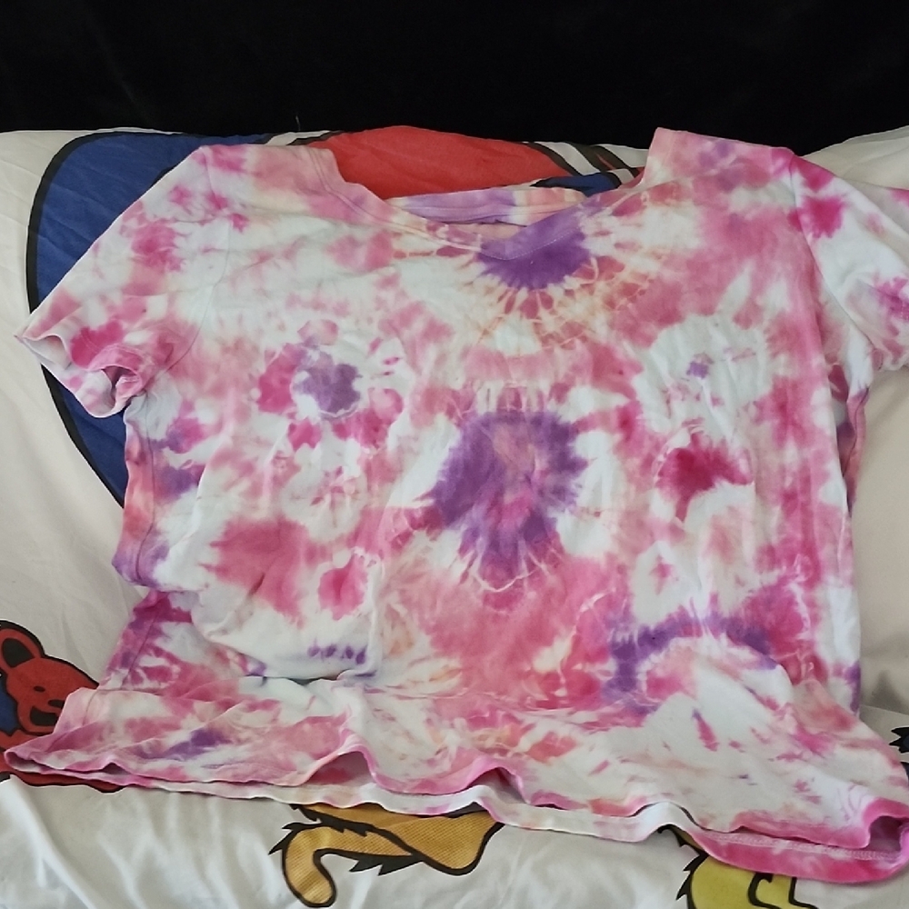 Pink and Purple Tie-Dye T-Shirt